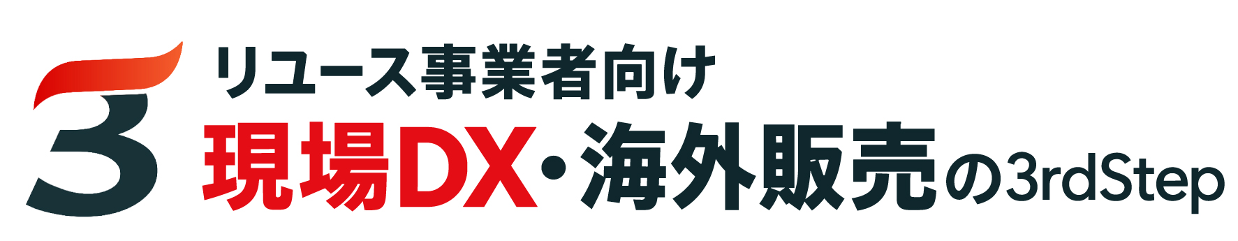 現場DX・海外販売の3rdStep